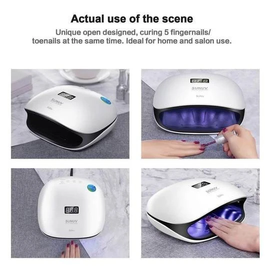 SUNUV 48W SUN 4S LED /UV Nail Light Nail Dryer Nail Lamp product thumbnail 3