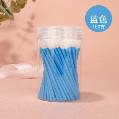 Cleansing eyelash bubble mousse swab 100 barrels, disposable lip brush, eyelash beauty cotton swab tool product thumbnail 9