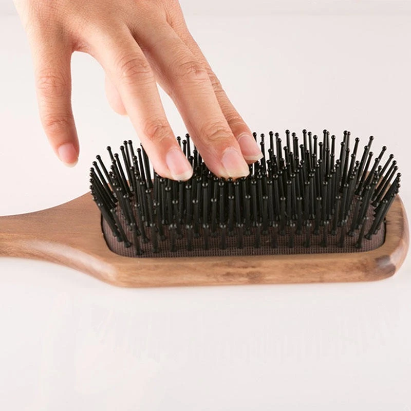 Premium Wooden Bamboo Hair Brush product thumbnail 2
