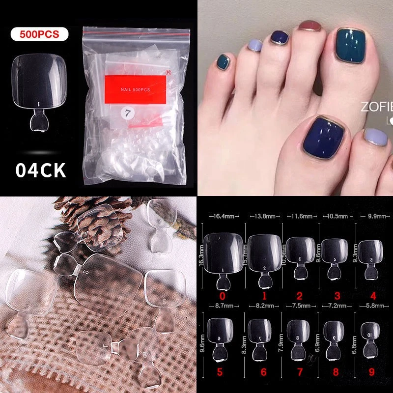 nail art French pointed nail ballet nail transparent nail toe nail toe nail toe nail nail sheet product thumbnail 36