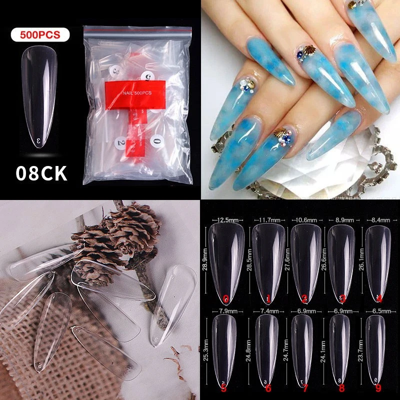nail art French pointed nail ballet nail transparent nail toe nail toe nail toe nail nail sheet product thumbnail 10