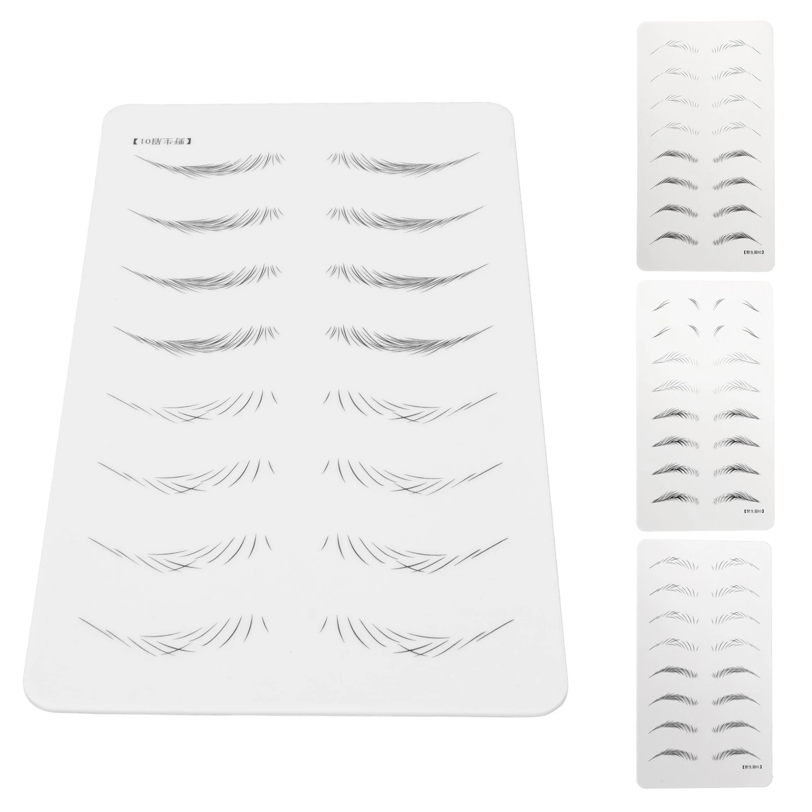 Microblading Practice Skin Inkless Wide Eyebrows Microblading Training Sheet product thumbnail 4