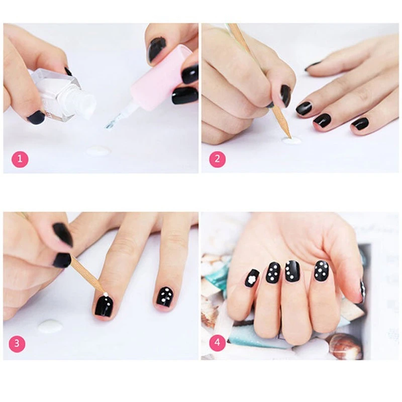 Nail Art Design Orange Wood Stick product thumbnail 11