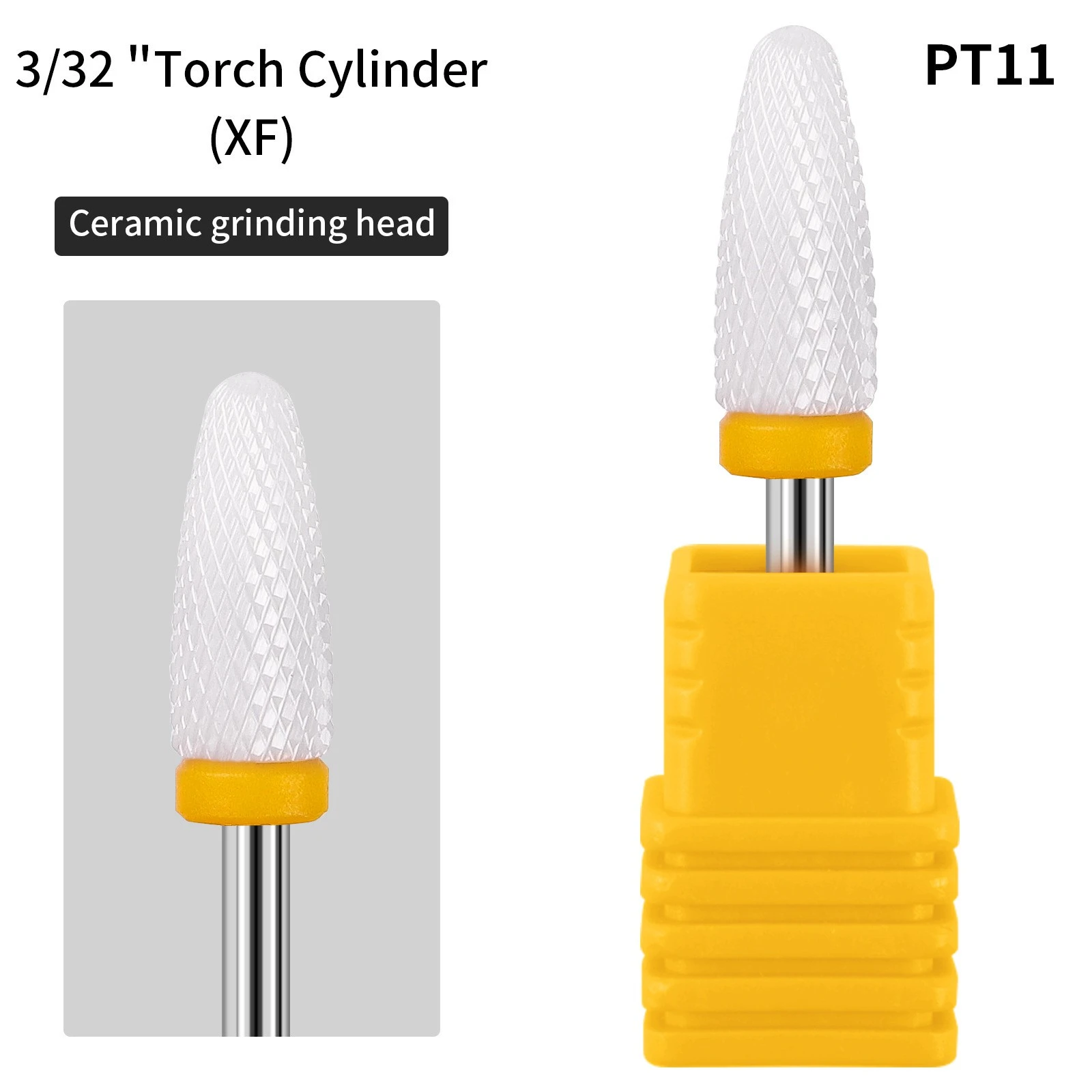 Nail art ceramic polishing head replacement head nail removal polishing head dead skin polishing machine nail art tools product thumbnail 19