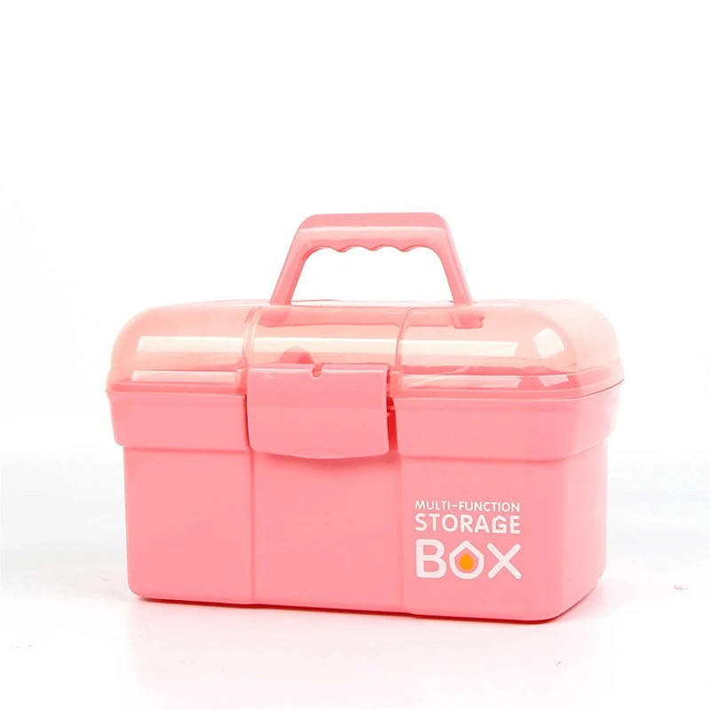\large size plastic household medical emergency medicine box storage box cosmetics jewelry storage box product thumbnail 9