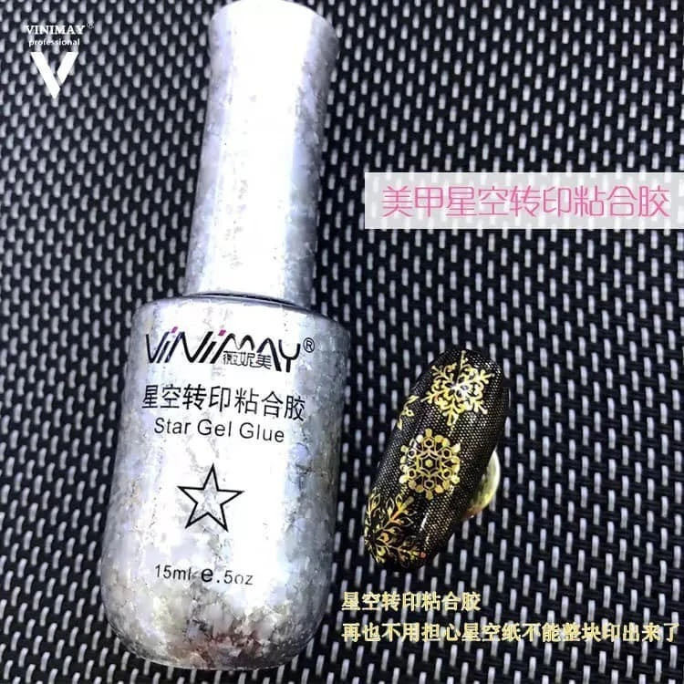 Vinimay, Glue for foil with a Brush Star Gel Glue product thumbnail 9