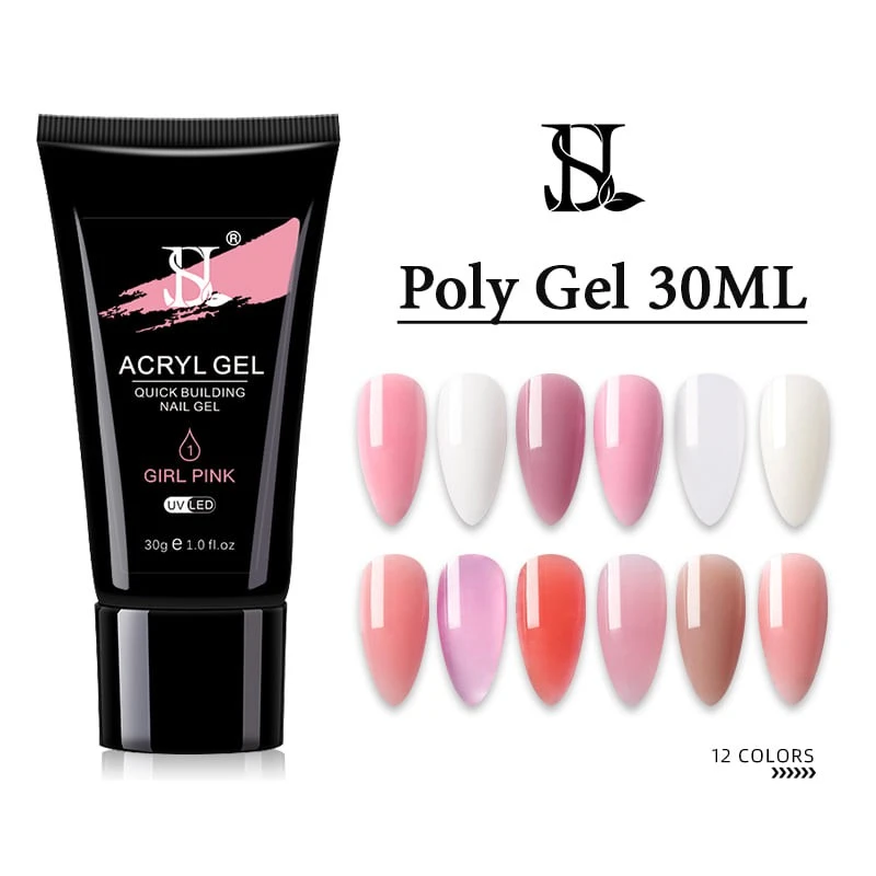 packge  HS poly gel 15 ML 6 colors product thumbnail 27