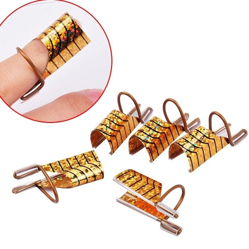 Reusable Dual Silver & Gold Nail Form For Nail Art Making product thumbnail 14