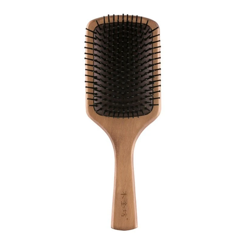 Premium Wooden Bamboo Hair Brush product thumbnail 4