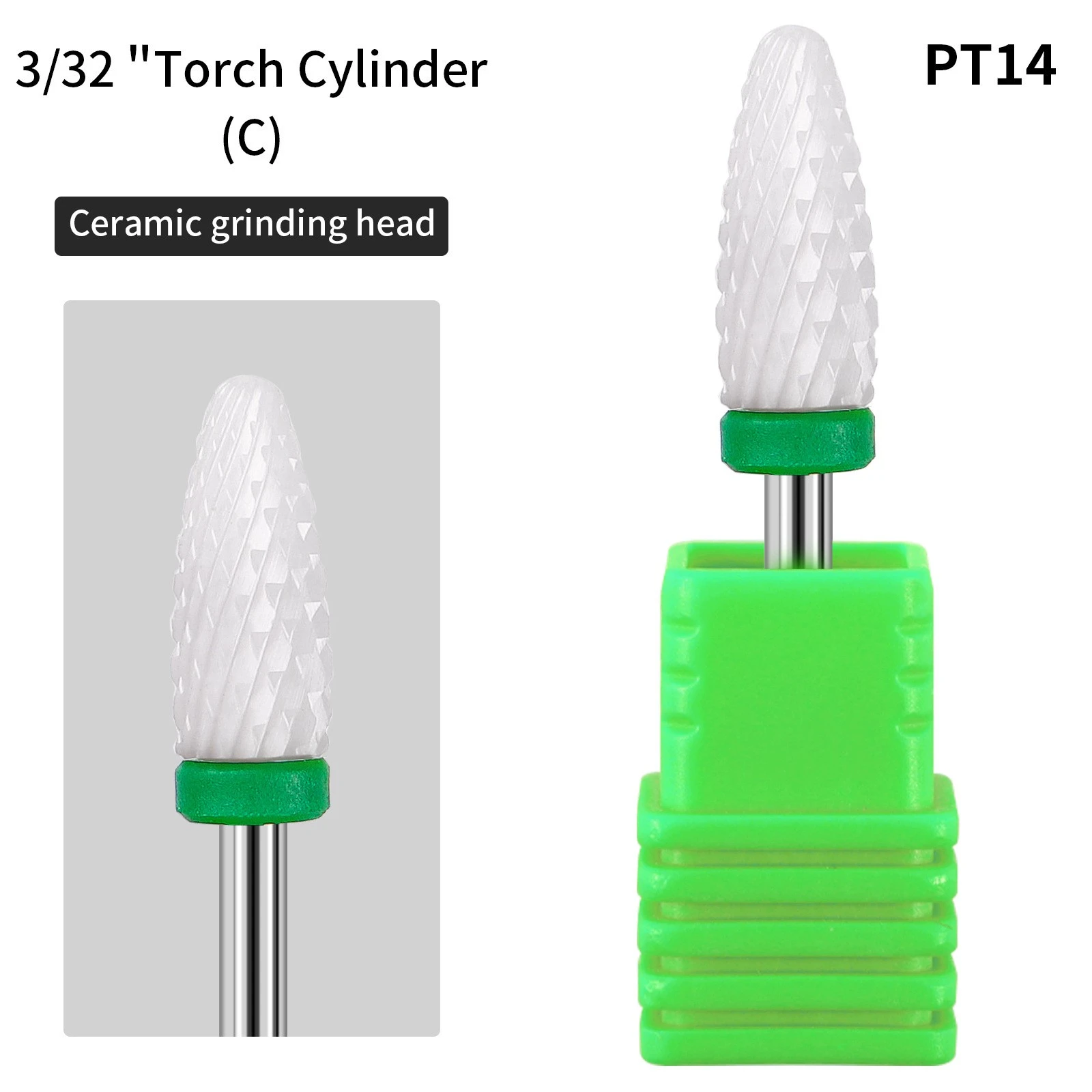 Nail art ceramic polishing head replacement head nail removal polishing head dead skin polishing machine nail art tools product thumbnail 13