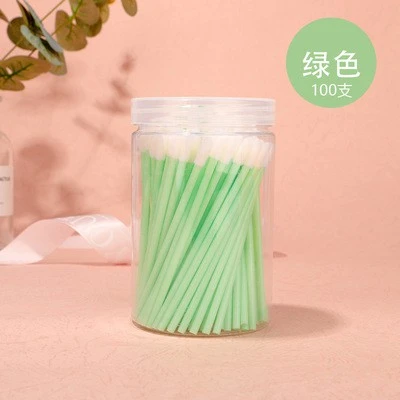 Cleansing eyelash bubble mousse swab 100 barrels, disposable lip brush, eyelash beauty cotton swab tool product thumbnail 6