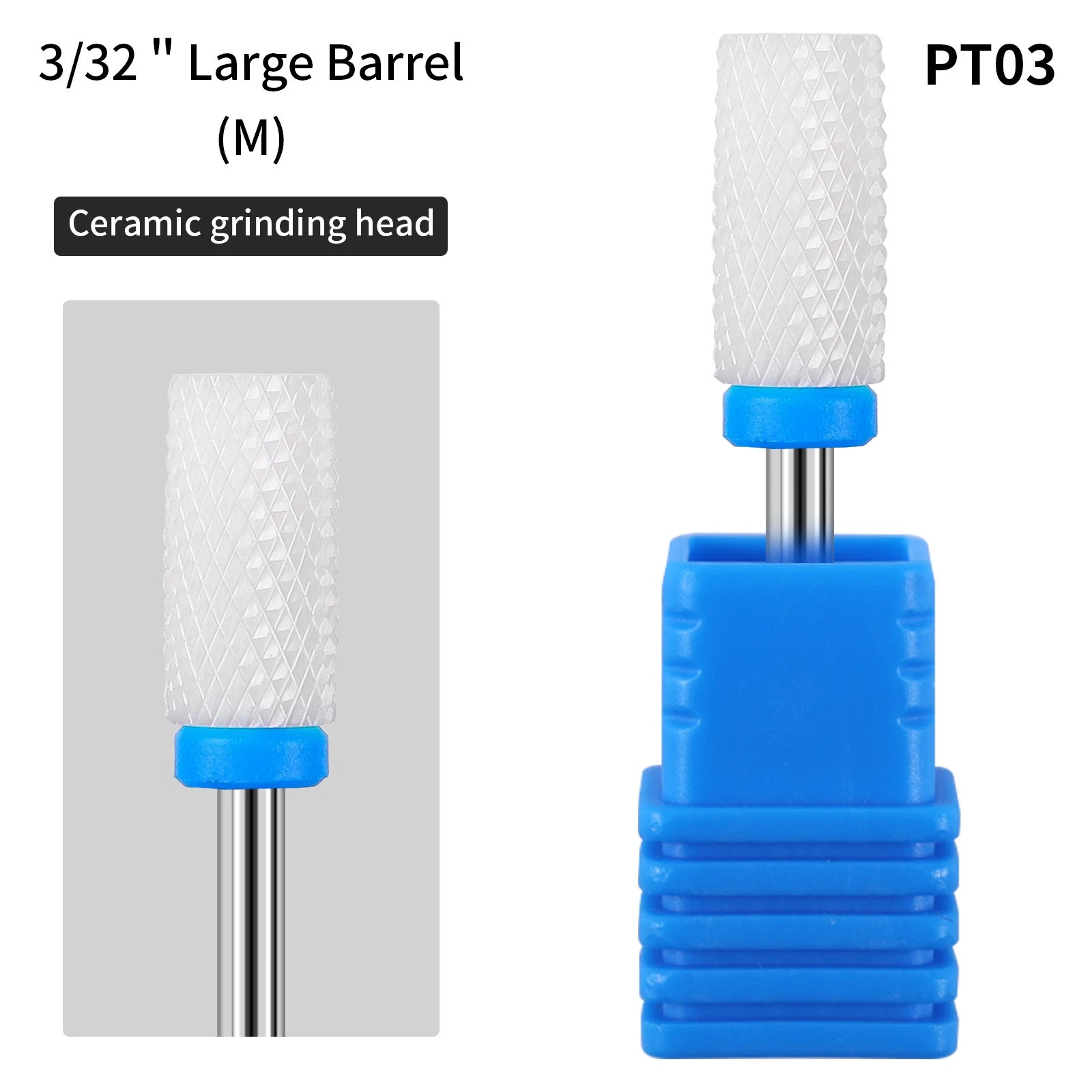 Nail art ceramic polishing head replacement head nail removal polishing head dead skin polishing machine nail art tools product thumbnail 20