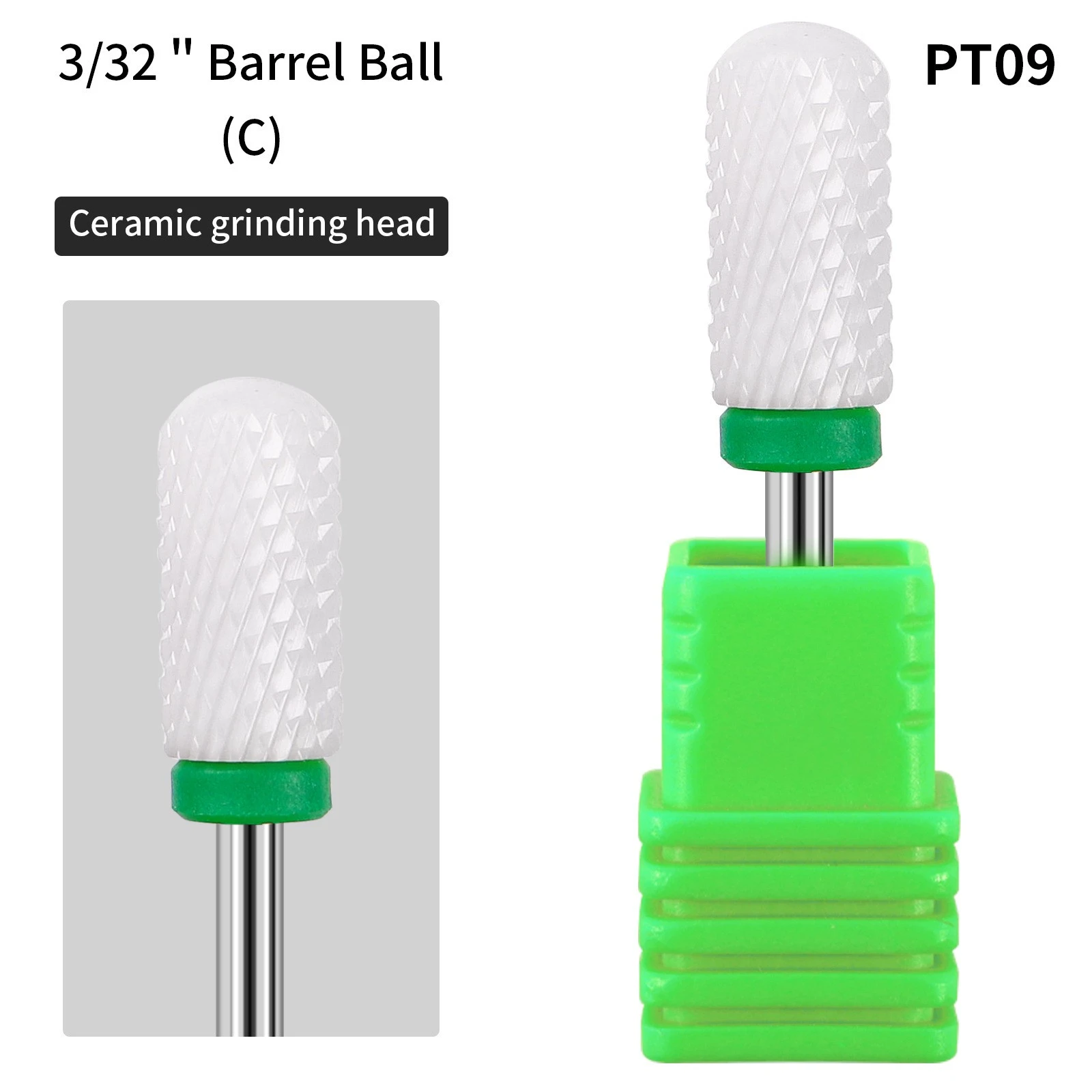 Nail art ceramic polishing head replacement head nail removal polishing head dead skin polishing machine nail art tools product thumbnail 35