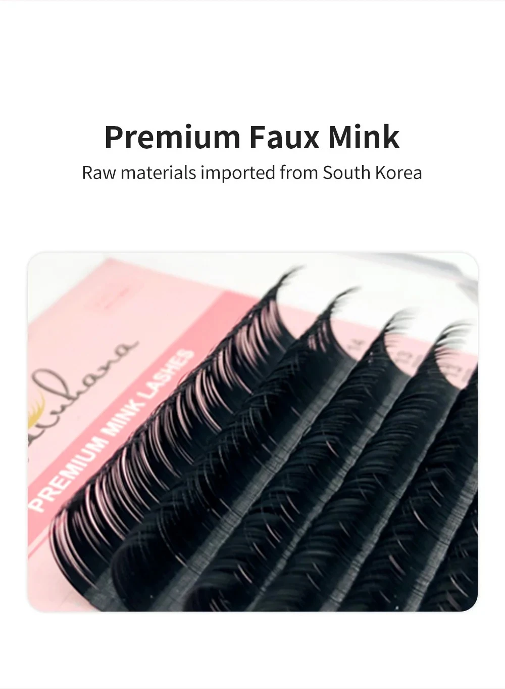 NATUHANA 8~15 Mix Ellipse Flat Eyelashes Extensions Matte product thumbnail 10