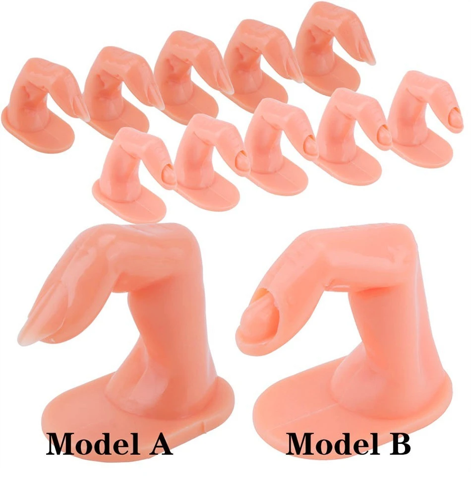 Units of plastic nail art practice and fake fingers training tools product thumbnail 5