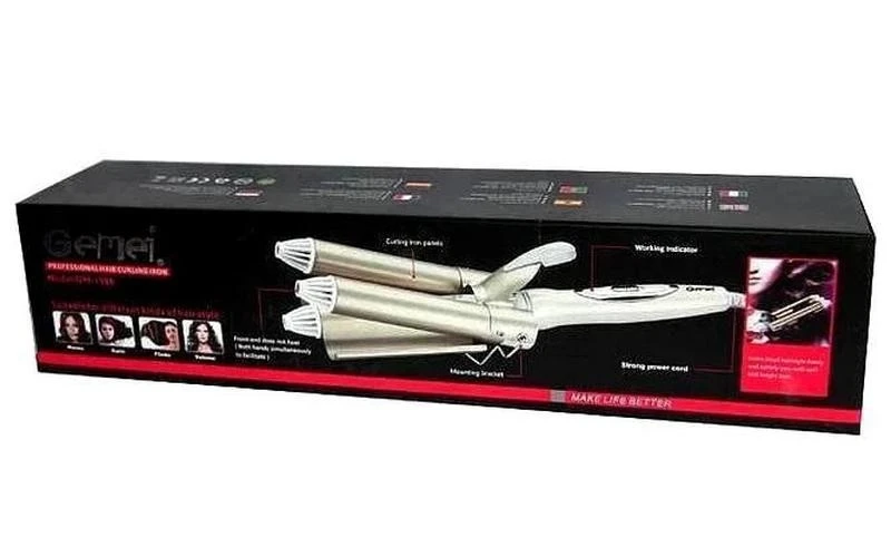 Gemmy GM-1988 Ceramic Coated Plate Flat Iron Hair Straightener product thumbnail 19