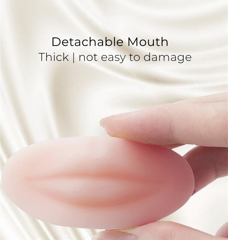 Mannequin head silicone,soft,replaceable,easy to color product thumbnail 32