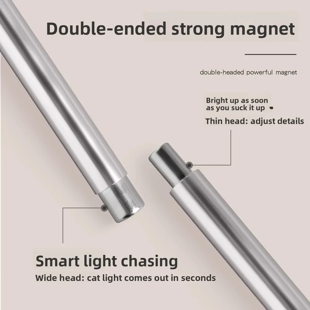 2 In 1 Nail Cat Eye Magnet And Super Strong Magnetic Ball Purple Pink Aluminum Anti-Mistouch Salon Home Manicure DIY Nail Tool product thumbnail 3