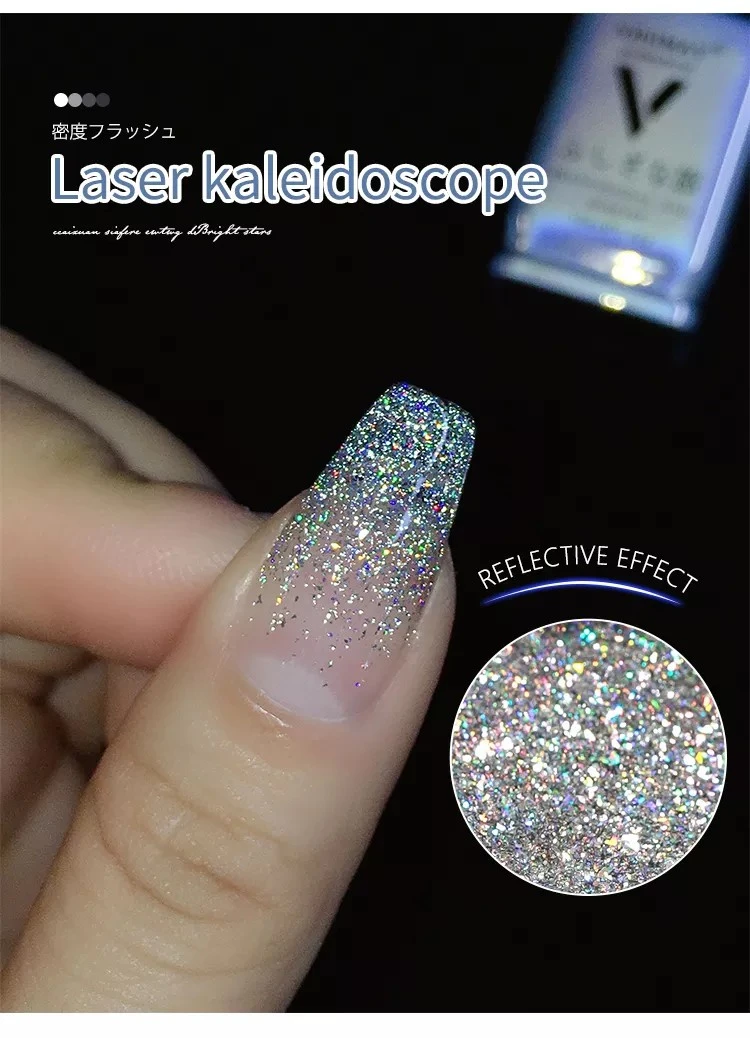Laser Kaleidoscope Nail Gel Polish Super Broken UV LED Universal Kaleidoscope Nail Gel Polish product thumbnail 15