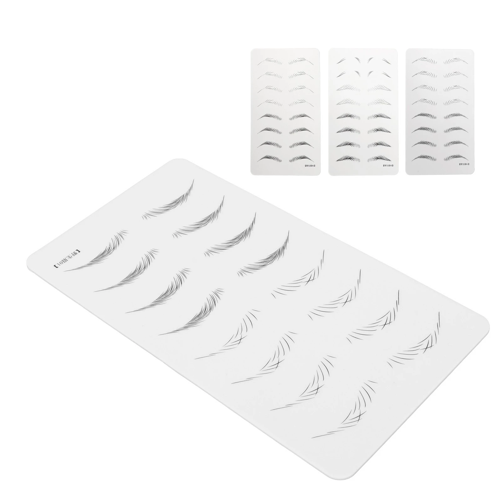 Microblading Practice Skin Inkless Wide Eyebrows Microblading Training Sheet product thumbnail 9