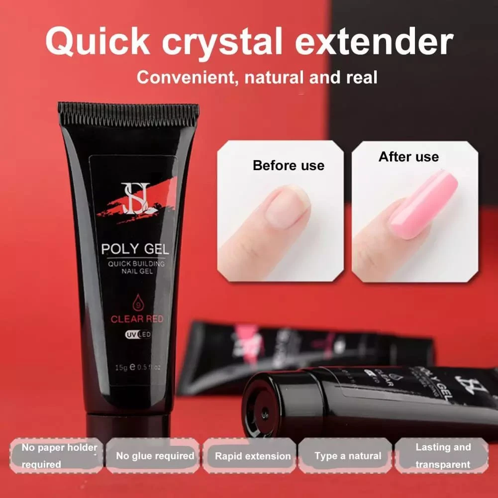 packge  HS poly gel 15 ML 6 colors product thumbnail 26
