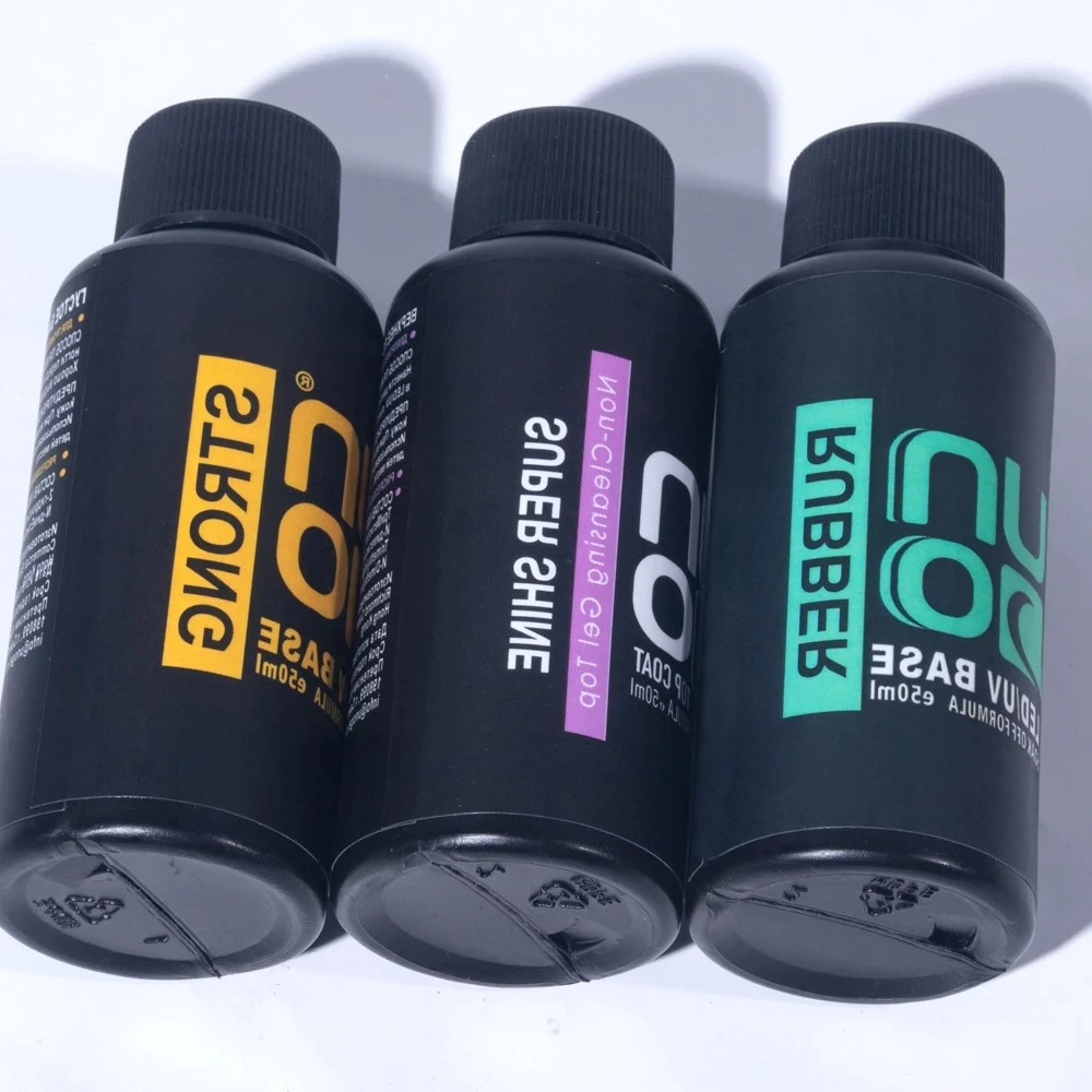 UNO 3 PCS RUBBER BASE COAT , STRONG BASE COAT ,SUPPER SHINY TOP COAT product thumbnail 5