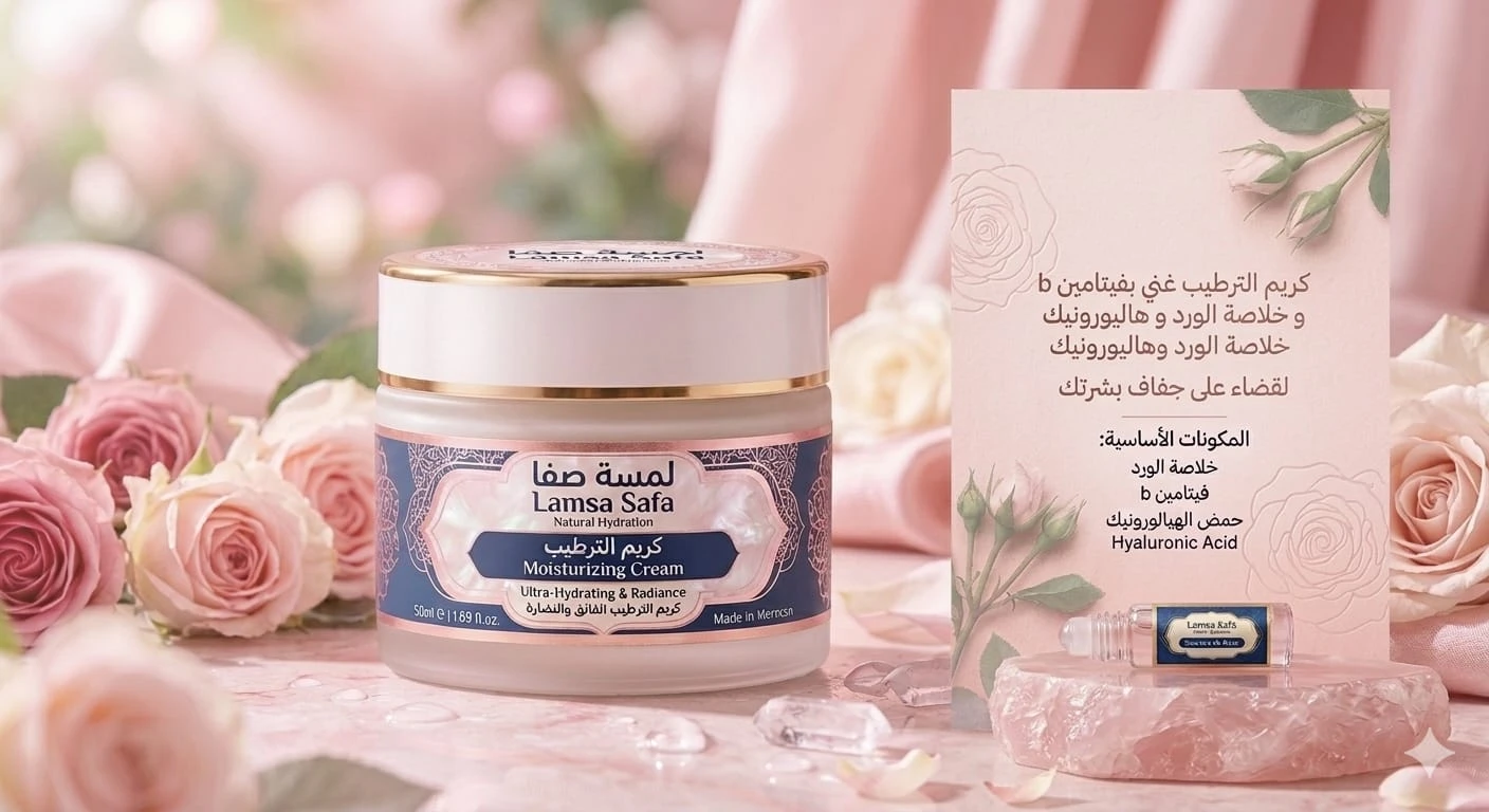 Lamsat Safa's Rose & Hyaluronic Moisturizing Cream product thumbnail 3