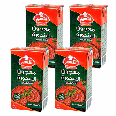 Al-Kaseeh Tomato Paste 135g - Pack of 4 product thumbnail 2