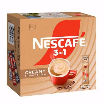 Nescafé 3-in-1 Creamy Latte 22.5g - 20 Pack product thumbnail 2