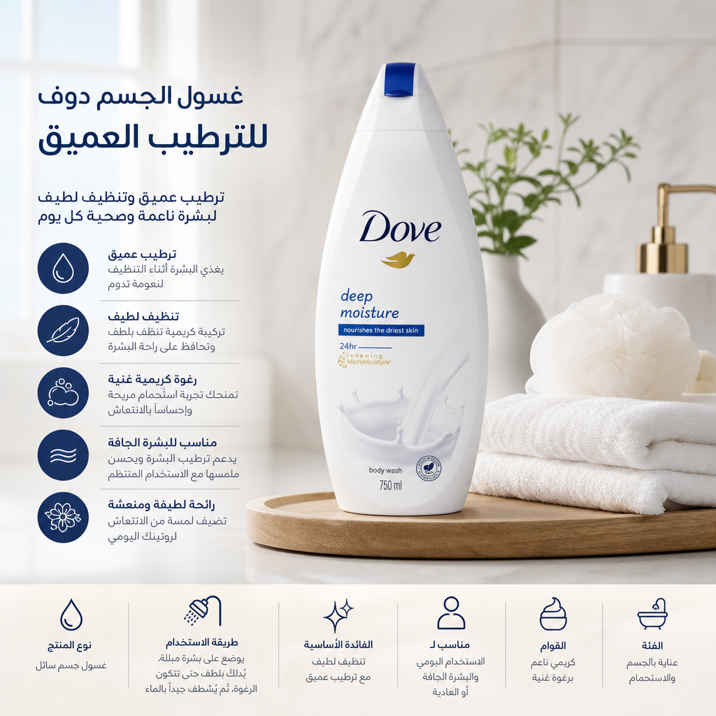 Dove Deep Moisture Body Wash