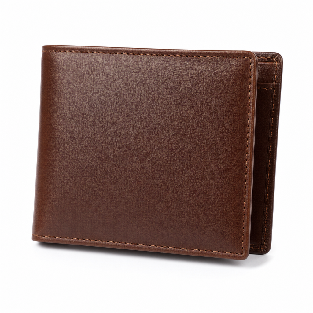 Leather Wallet Brown