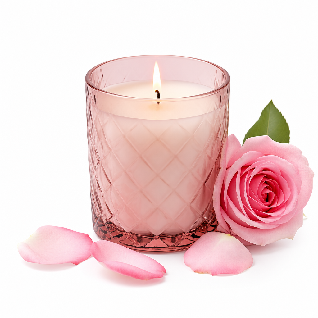 Luxury Candle Rose Scent