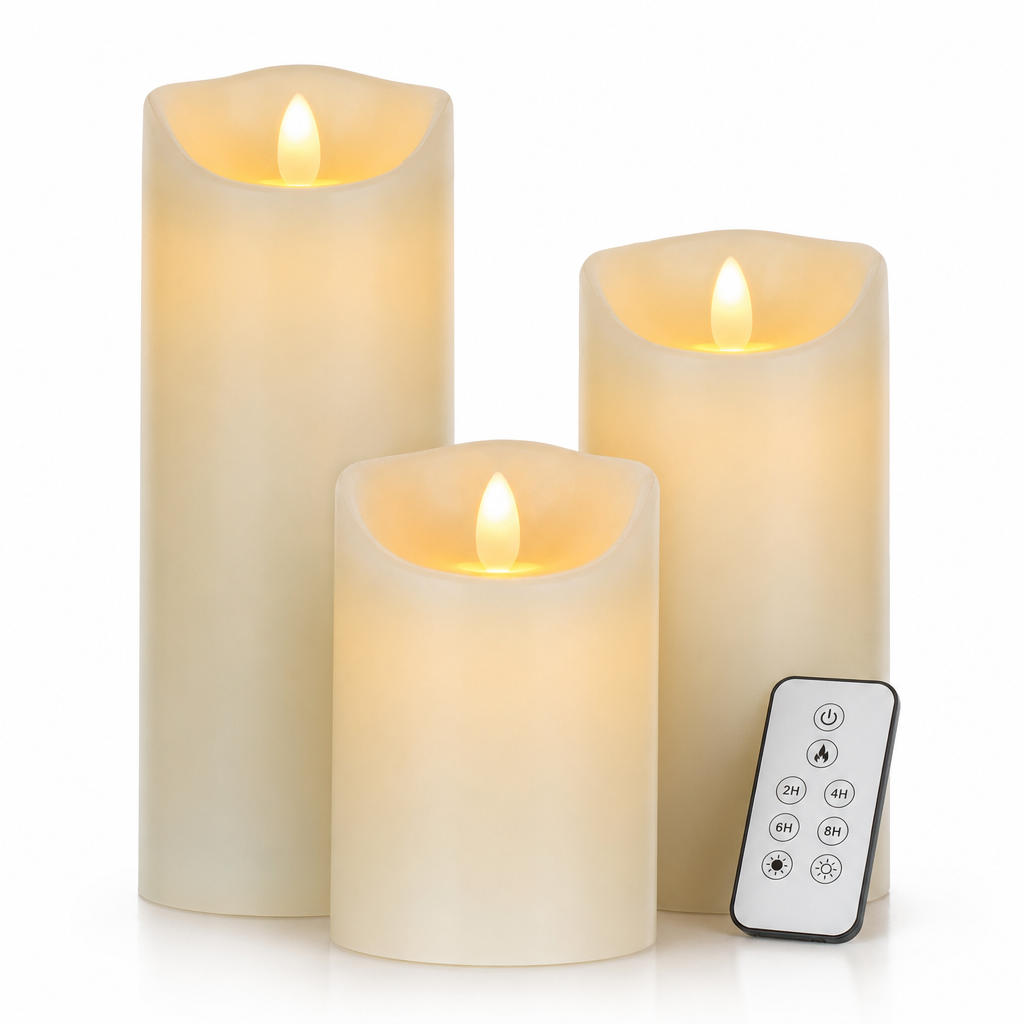 Decorative LED Candle Set