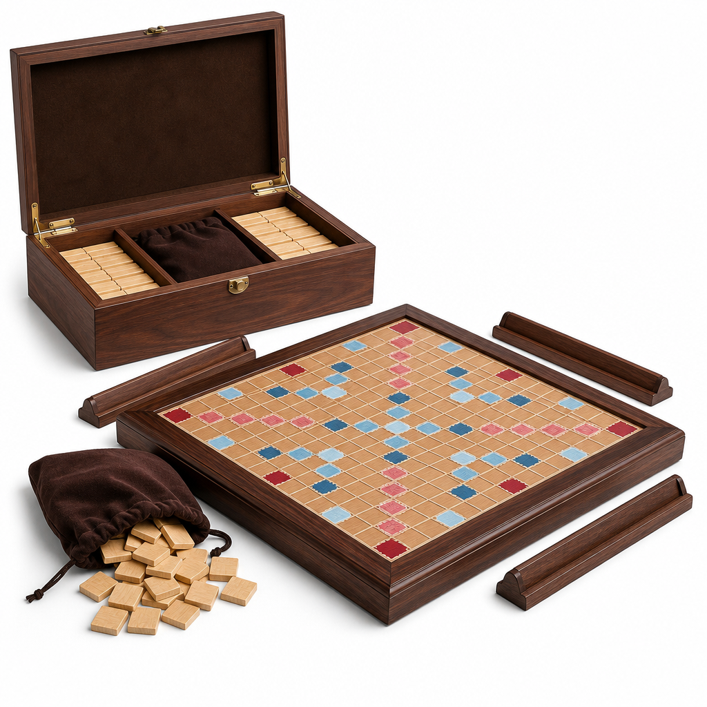 Scrabble Deluxe Wooden Edition