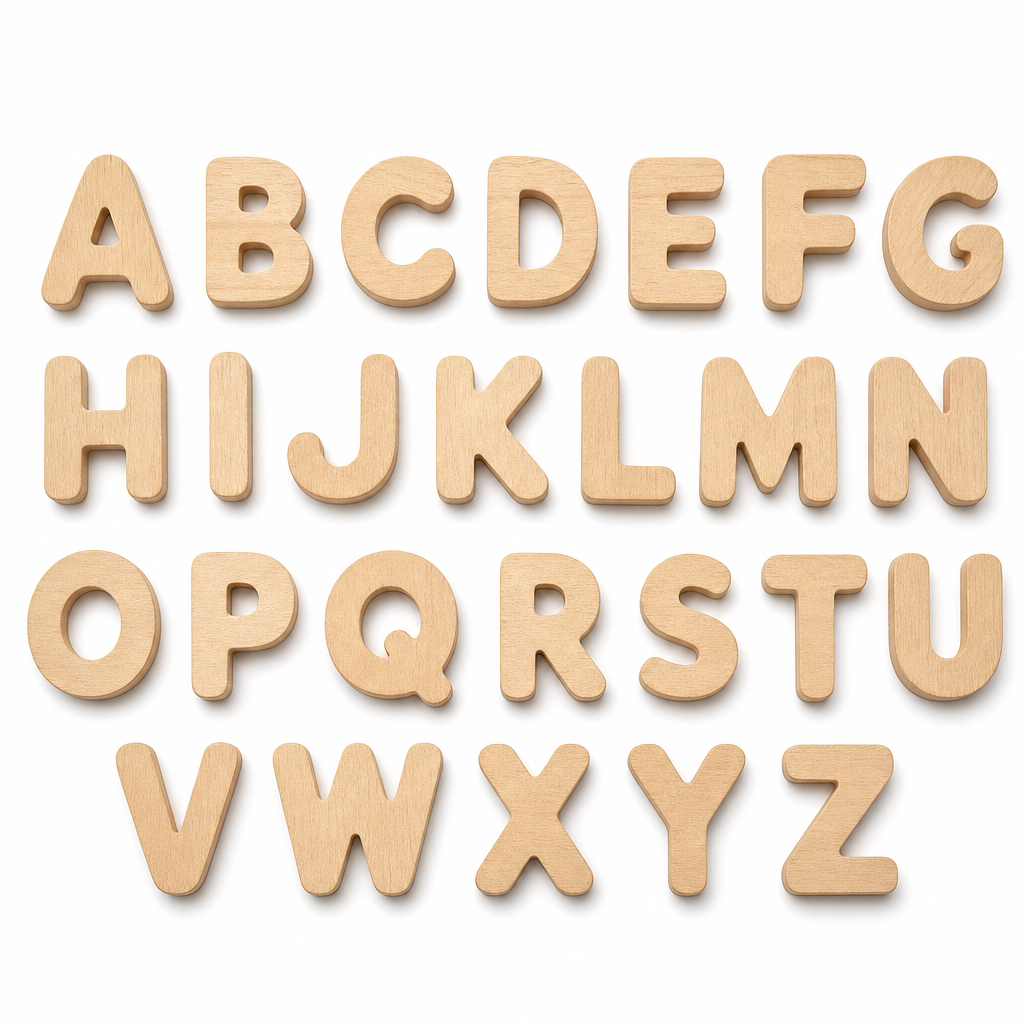 Wooden Letters A‑Z Set