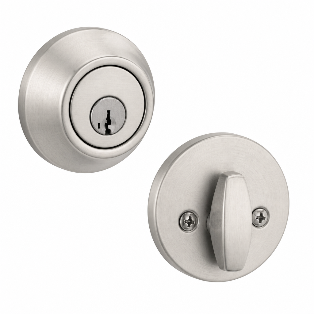 Kwikset Deadbolt Satin Nickel