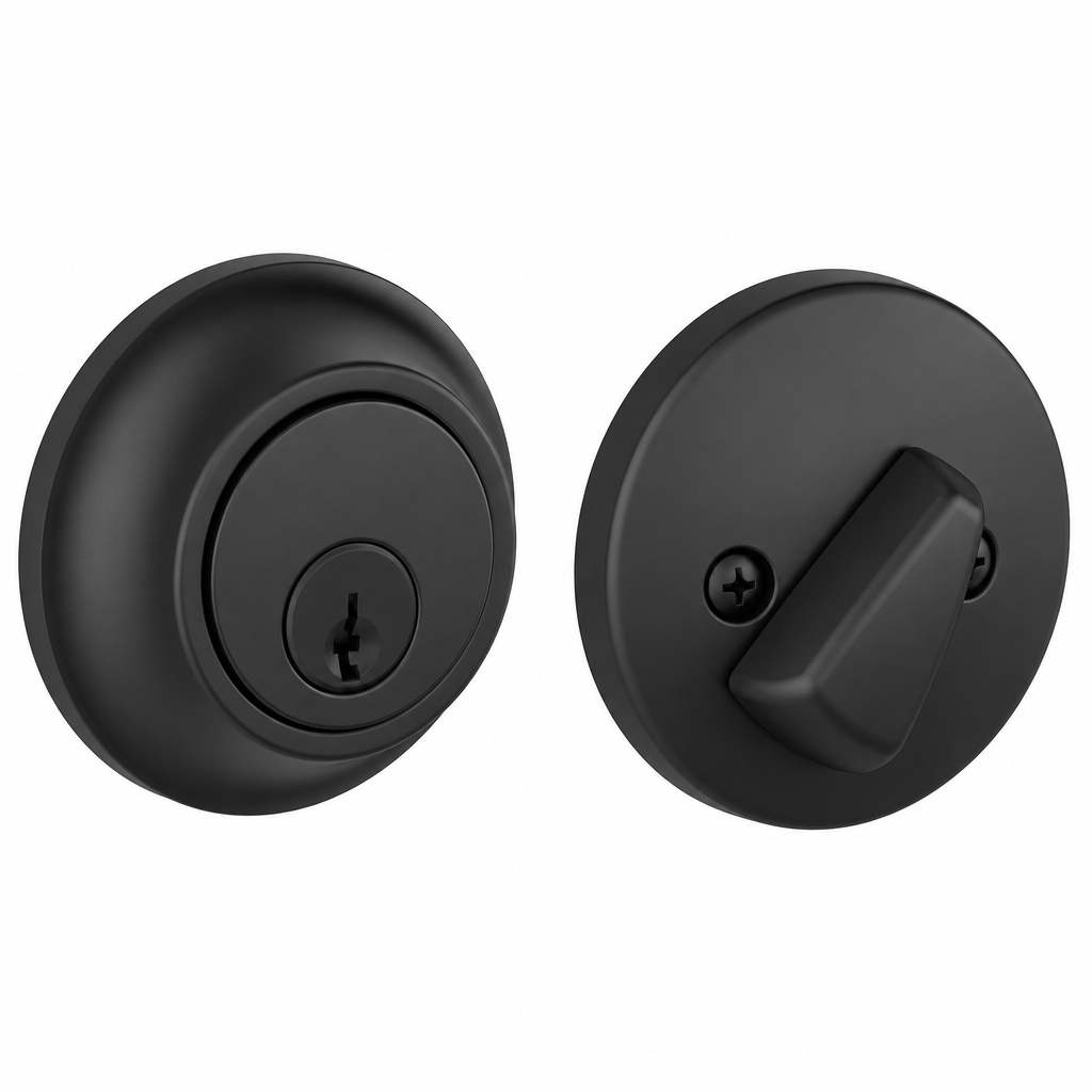 Schlage Deadbolt Matte Black