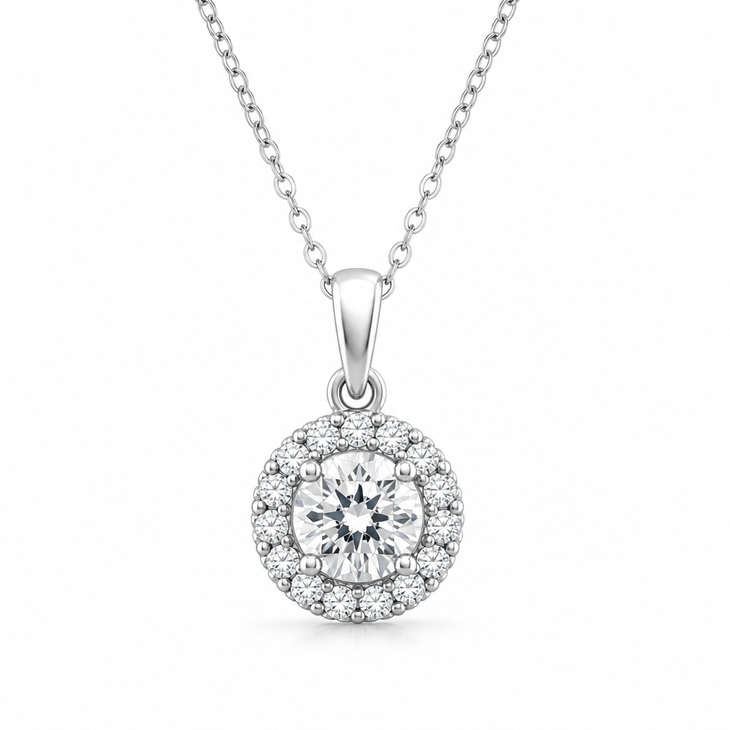 Kay Jewelers Diamond Halo Pendant