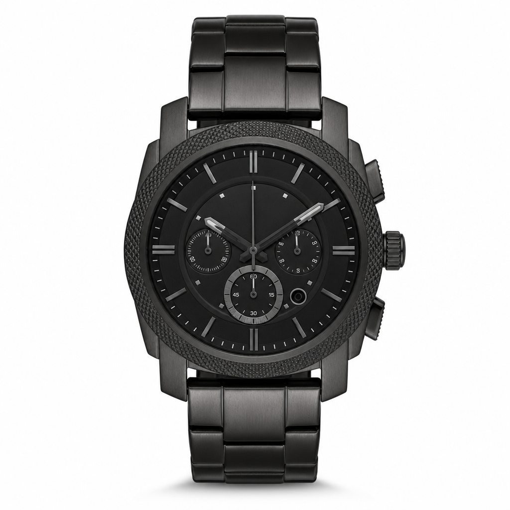 Fossil Machine Chronograph Black