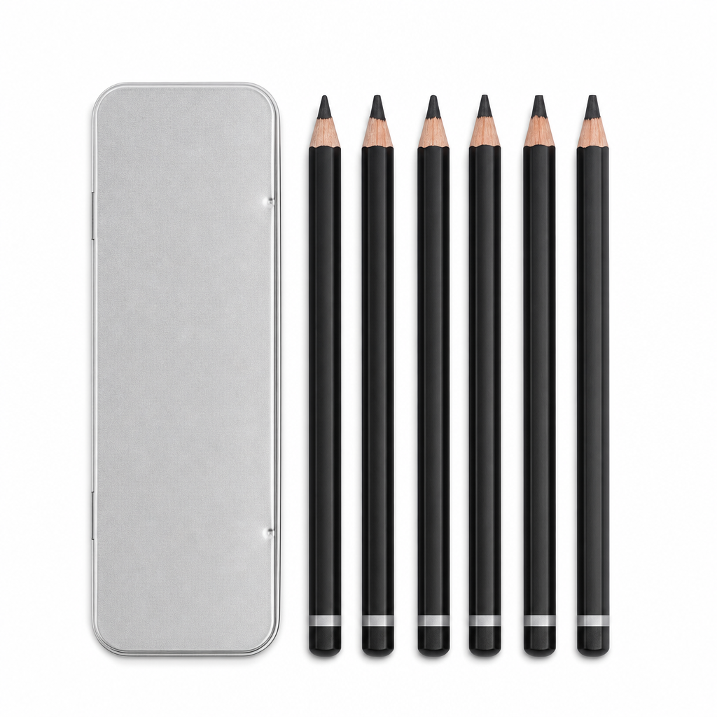 Derwent Charcoal Pencils 6‑Pack