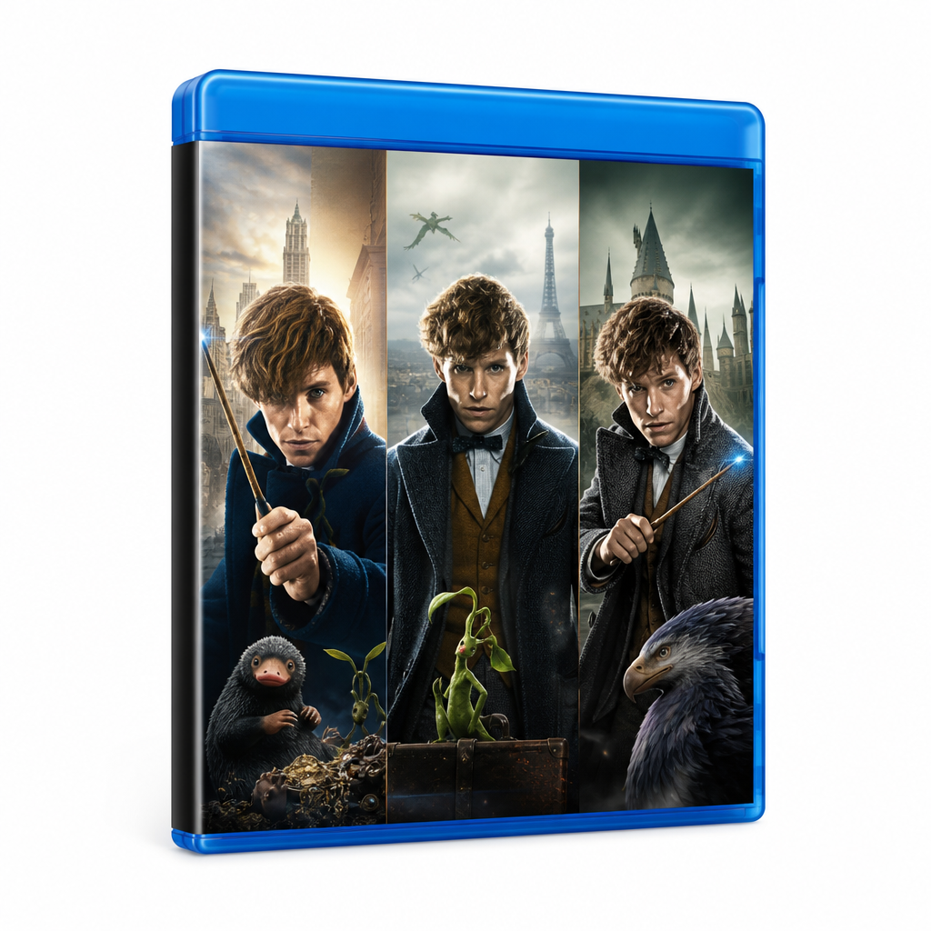 Fantastic Beasts 1–3 – Blu‑ray