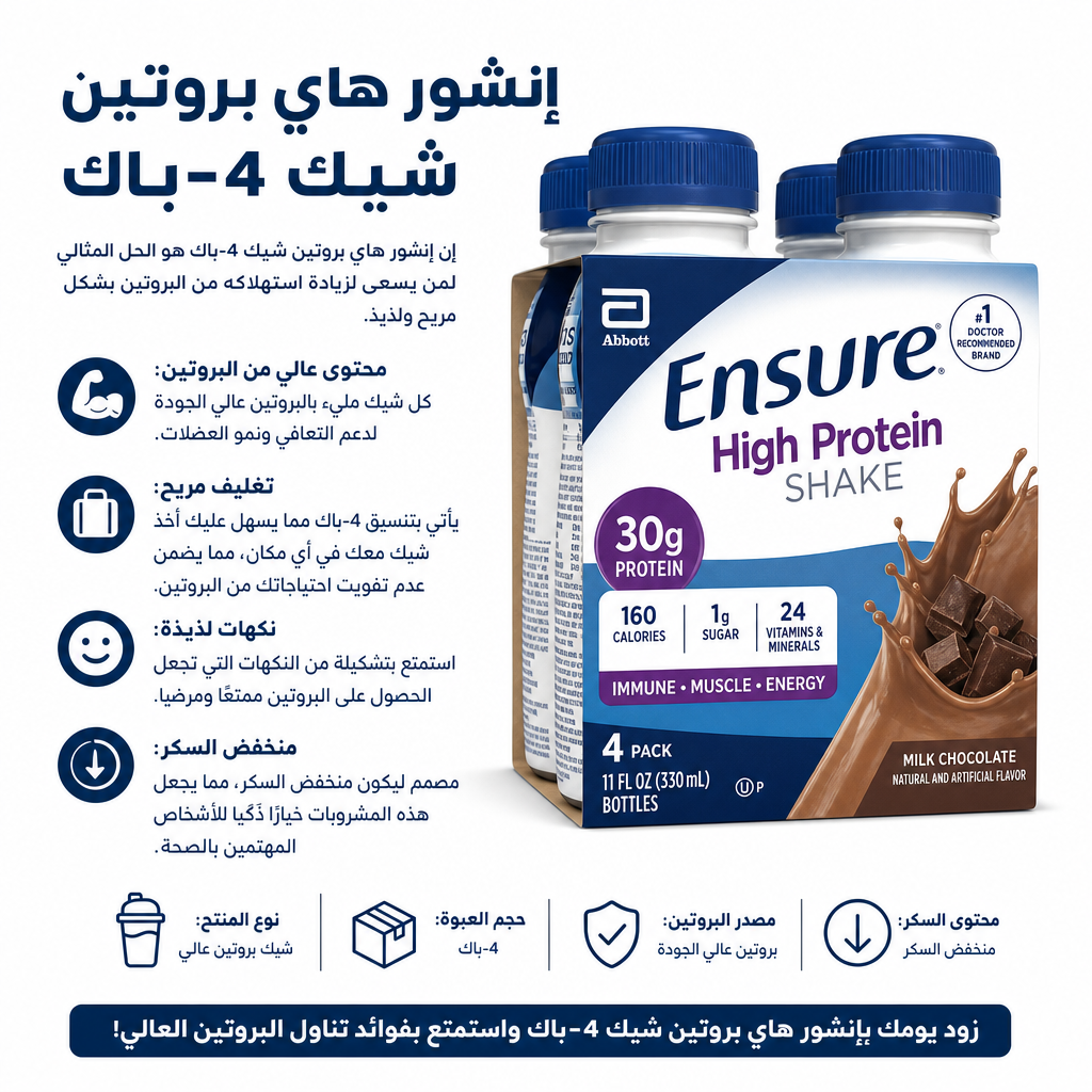 Ensure High Protein Shake 4‑Pack