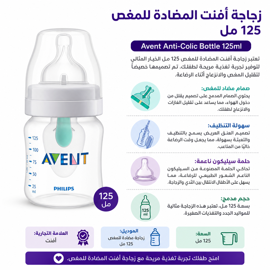 Avent Anti-Colic Bottle 125ml
