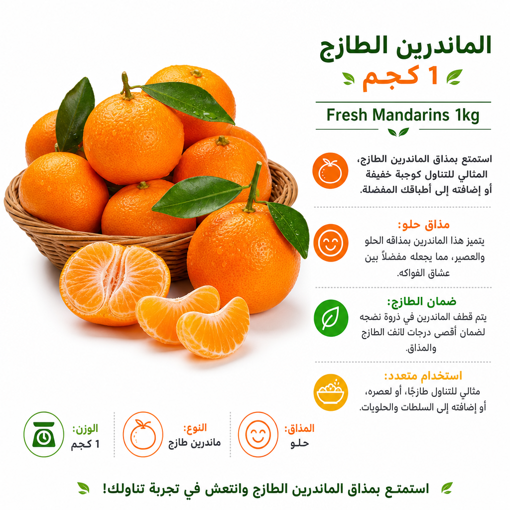 Fresh Mandarins 1kg