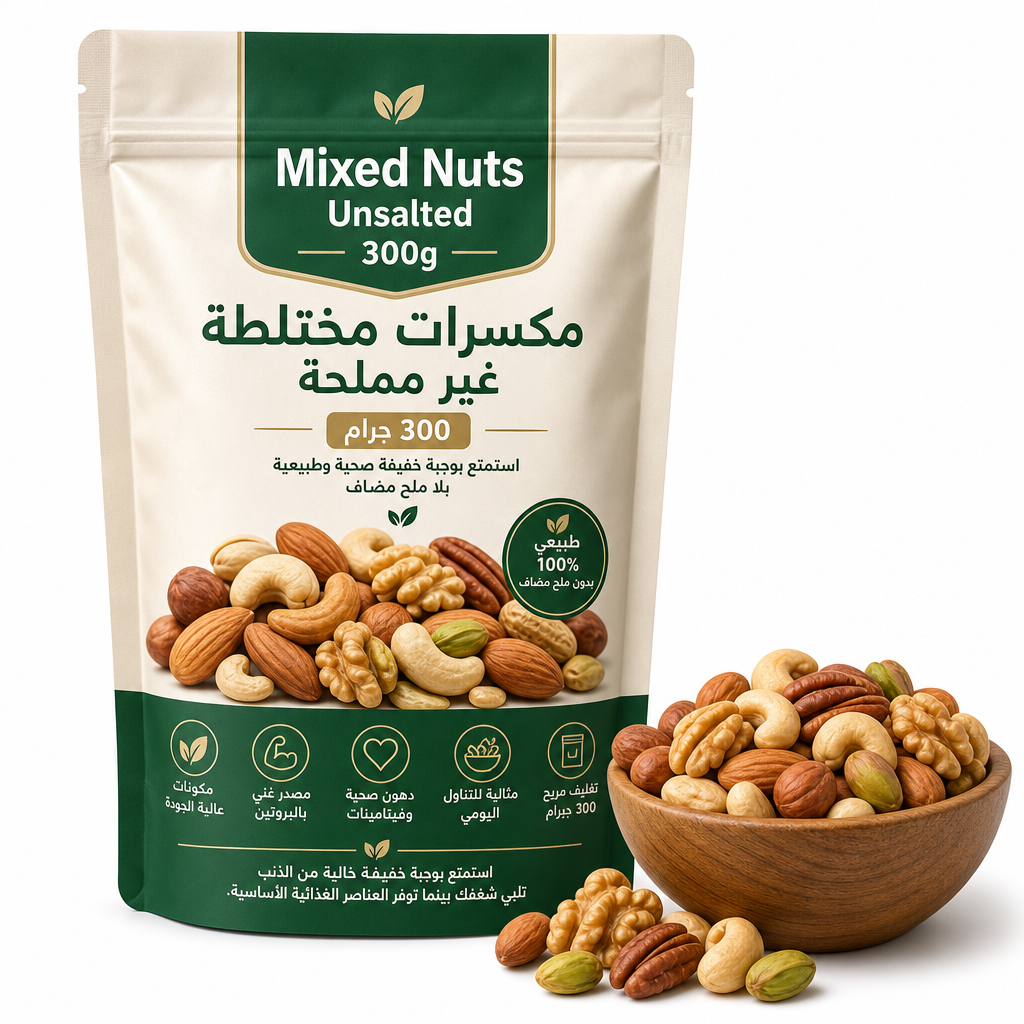 Mixed Nuts Unsalted 300g