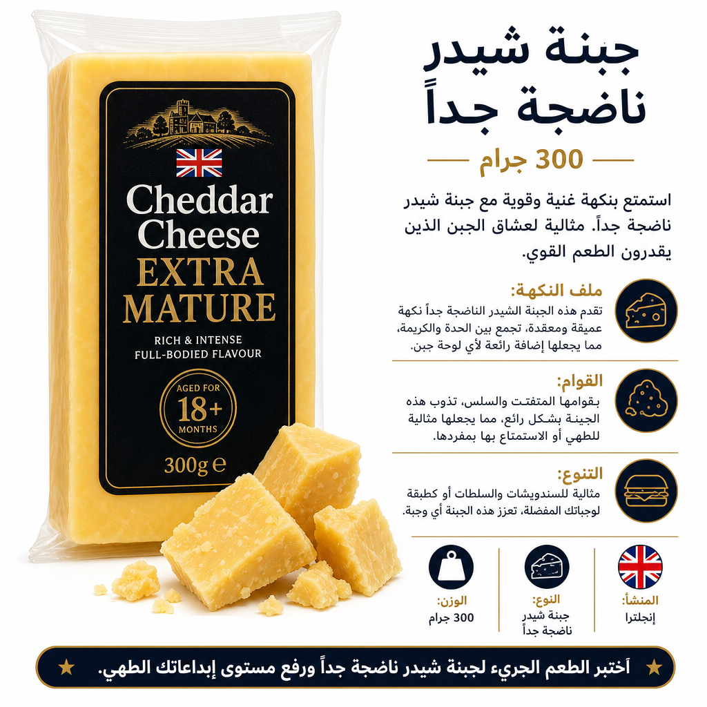 Cheddar Cheese Extra Mature 300g