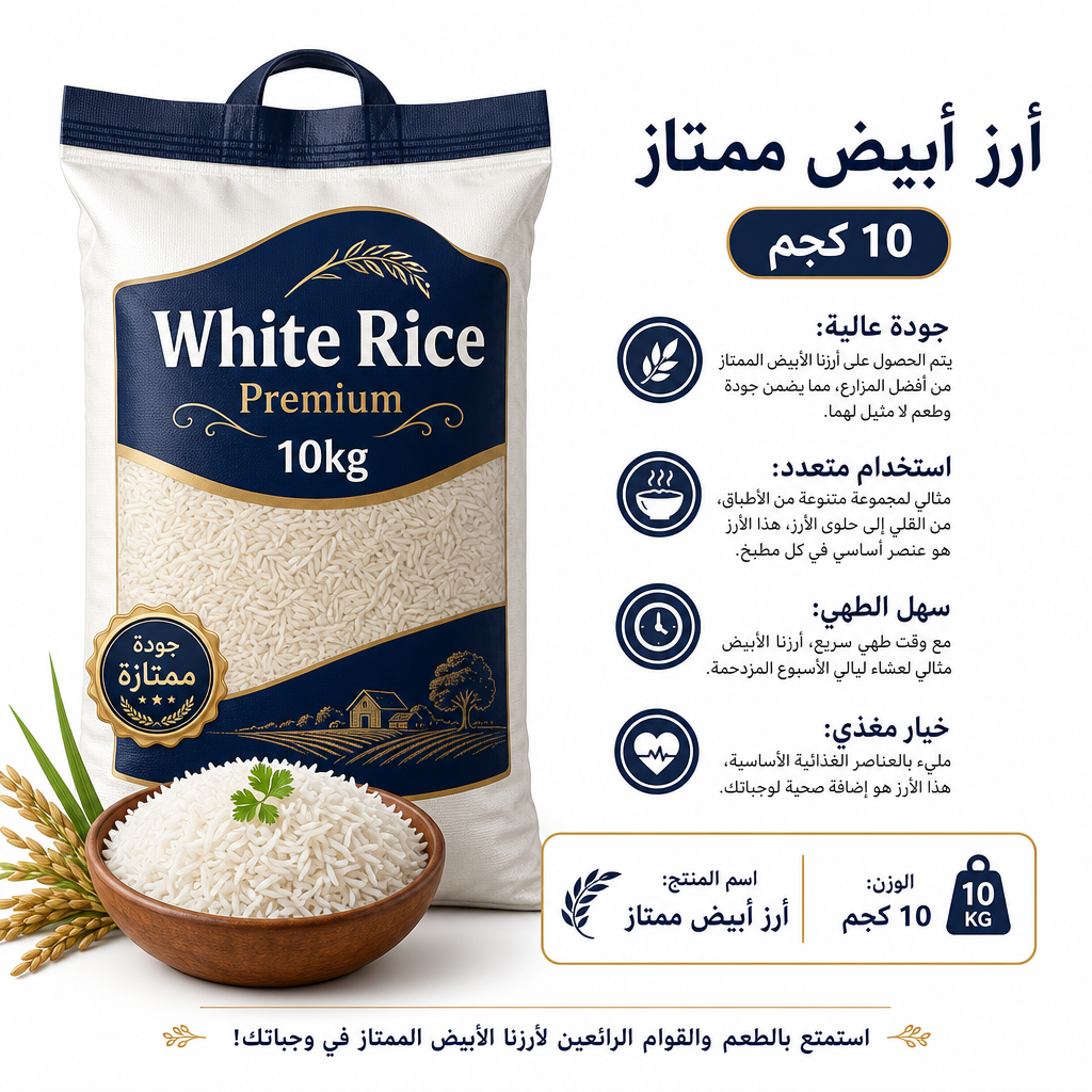 White Rice Premium 10kg