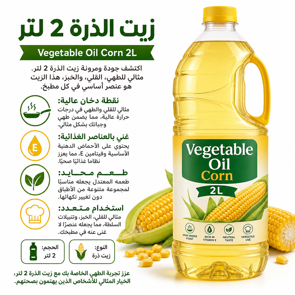 Vegetable Oil Corn 2L