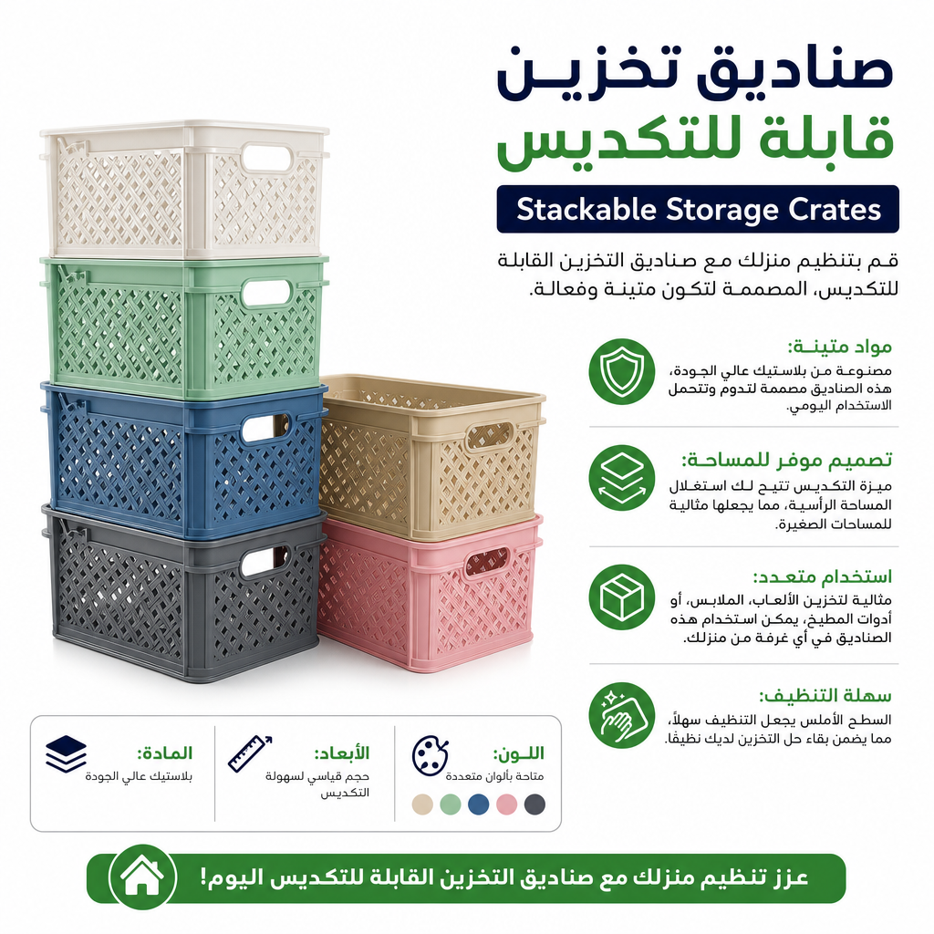 Stackable Storage Crates