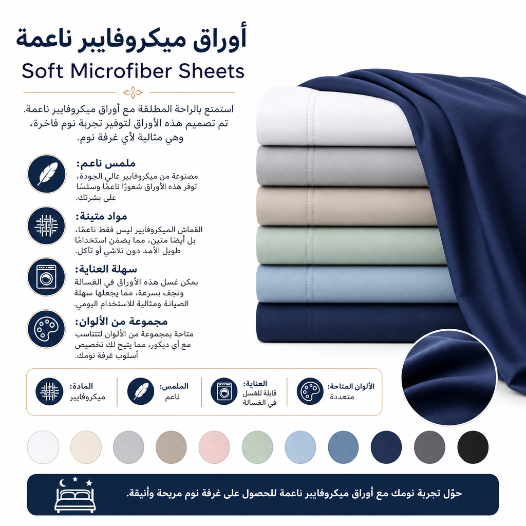 Soft Microfiber Sheets